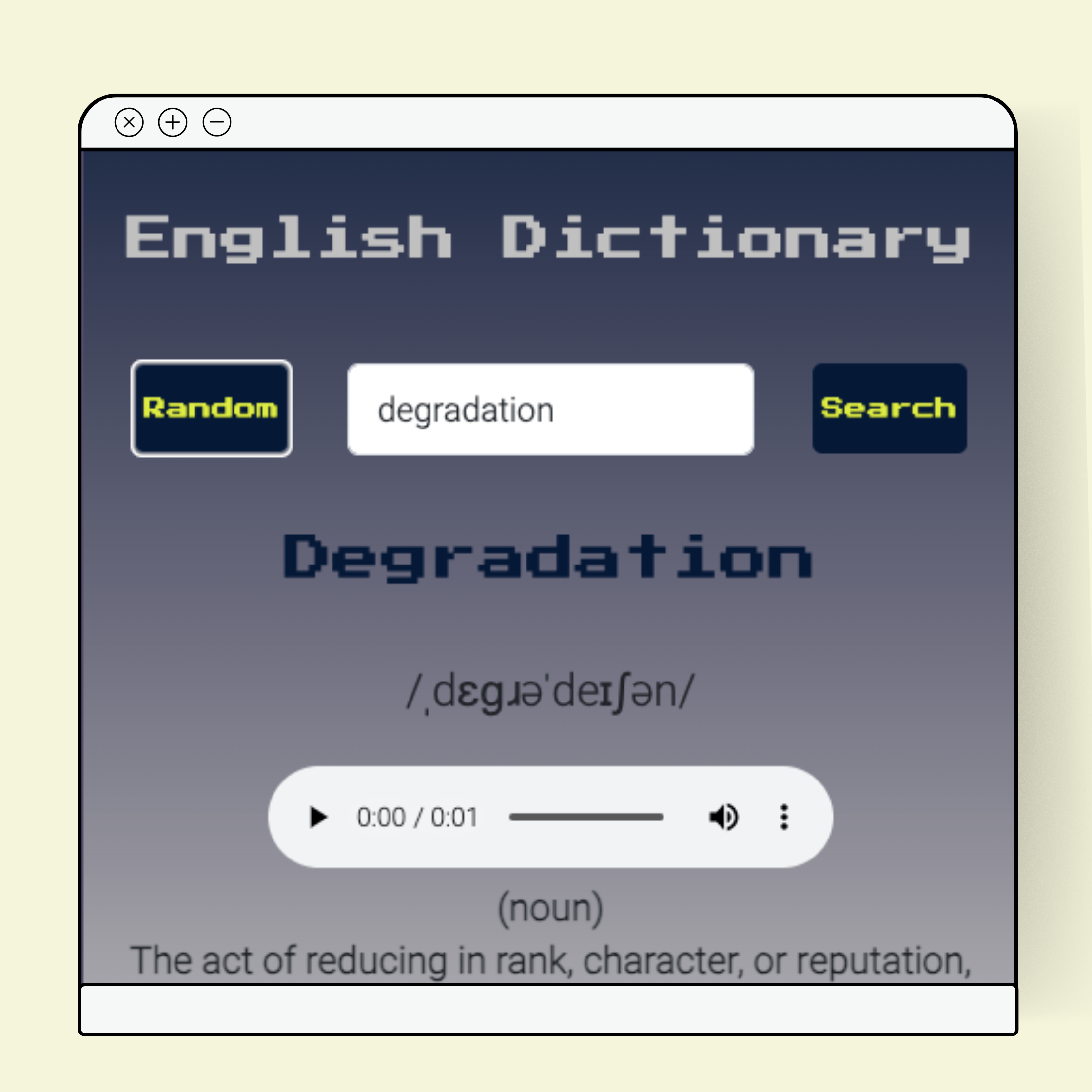 English Dictionary